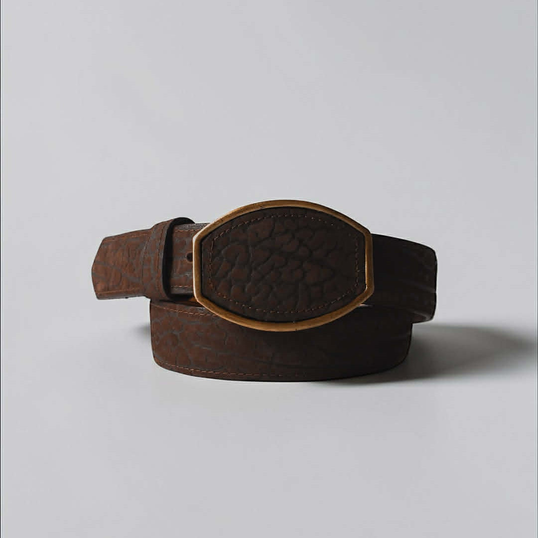 Cinturon Cuello de Toro Café