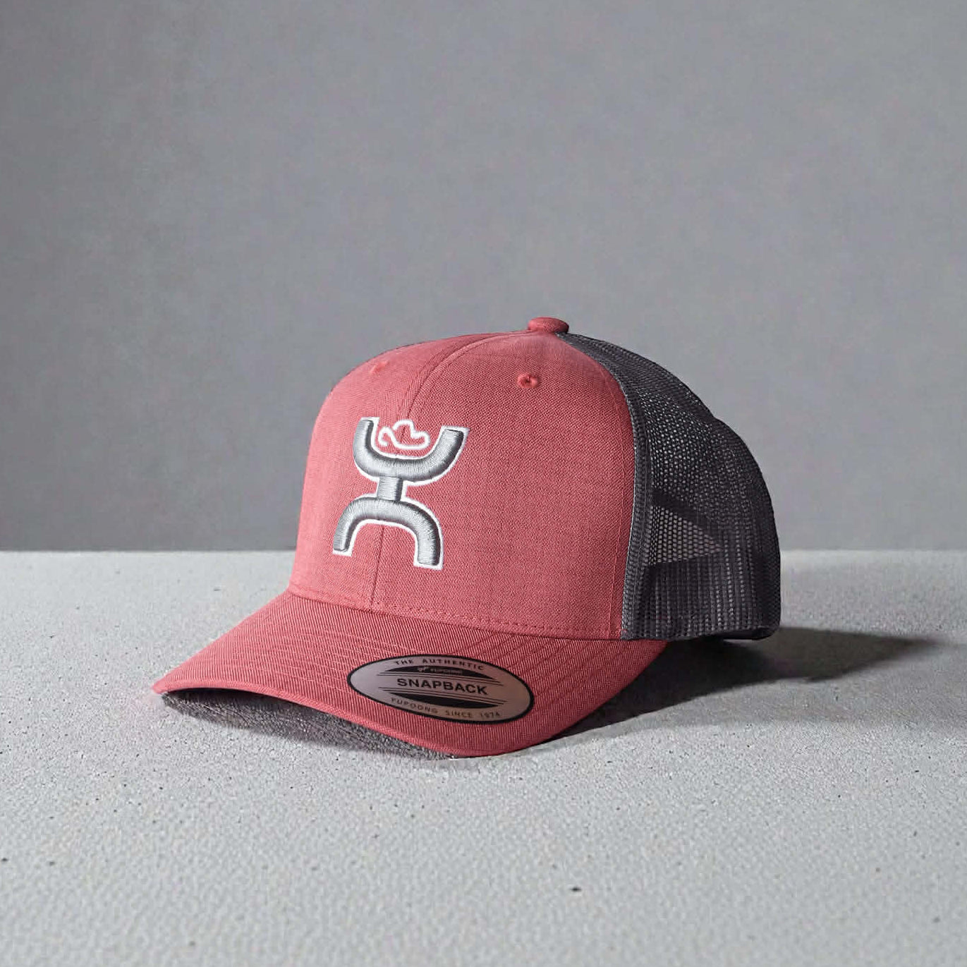 Gorra Hooey Clásica Curva Rosa Unitalla