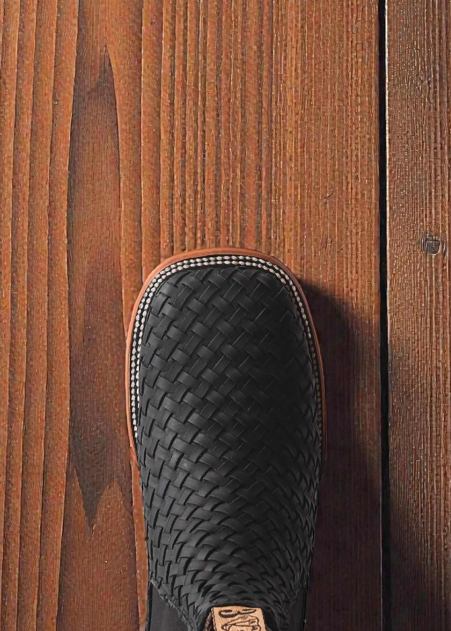 Botín 3Ases Bulldog Petatillo Negro Caballero