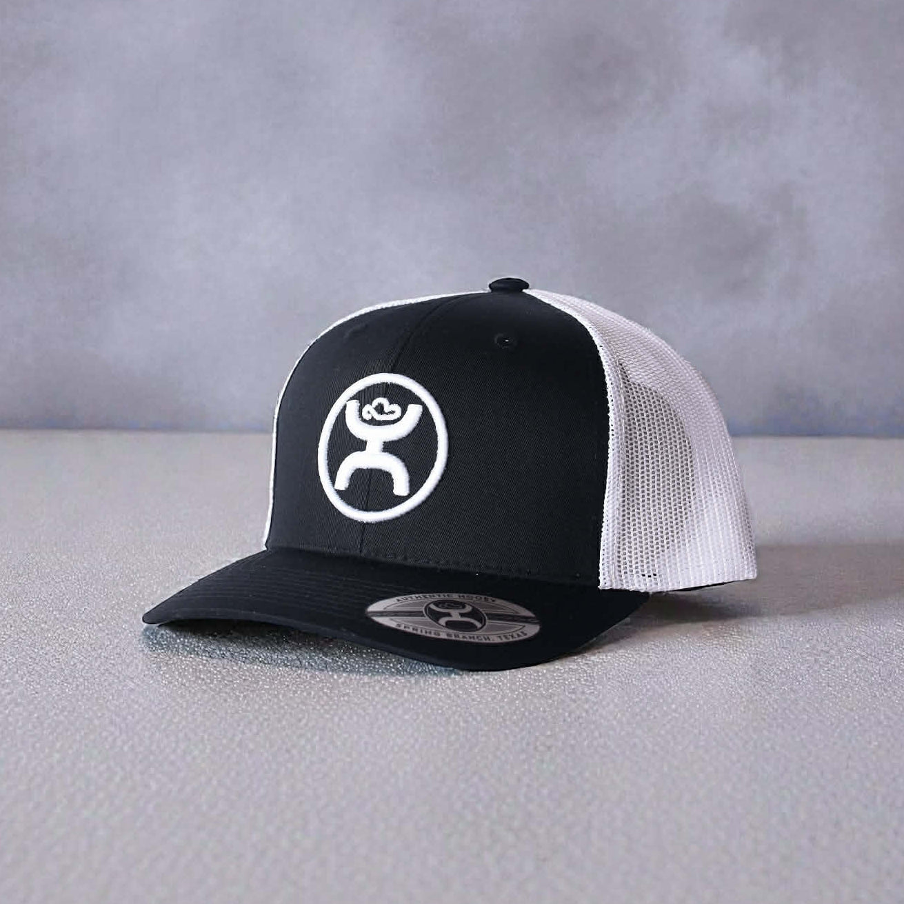 Gorra Hooey Clásica Negro/Blanco Unitalla