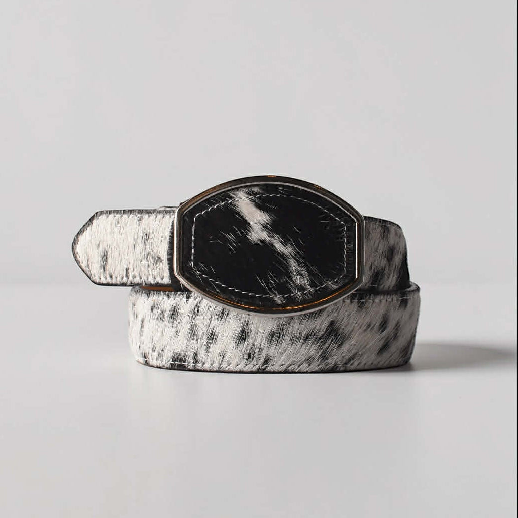 Cinturón en Pelo de Vaca