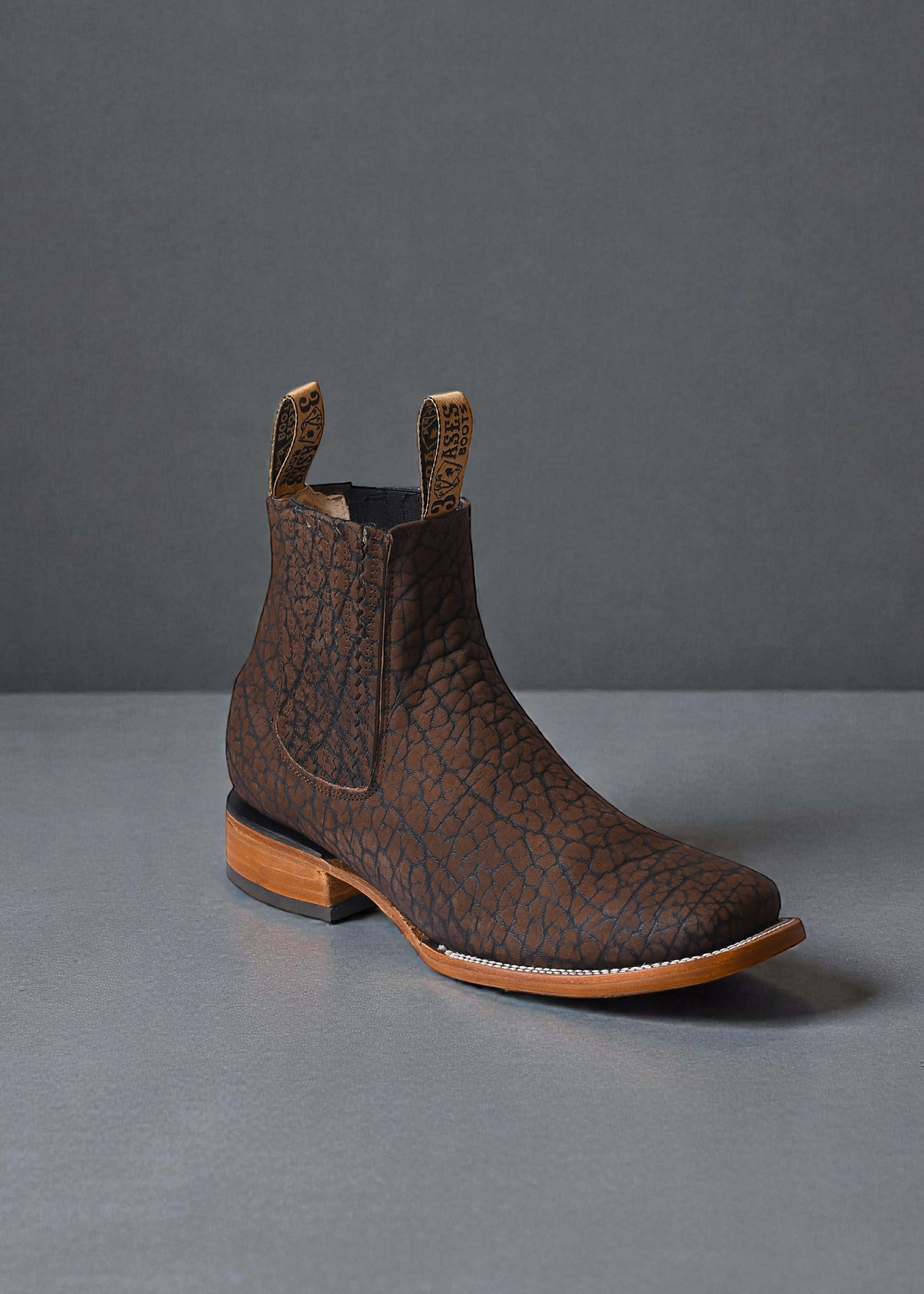 Botín 3Ases Cuello de Toro Café Caballero