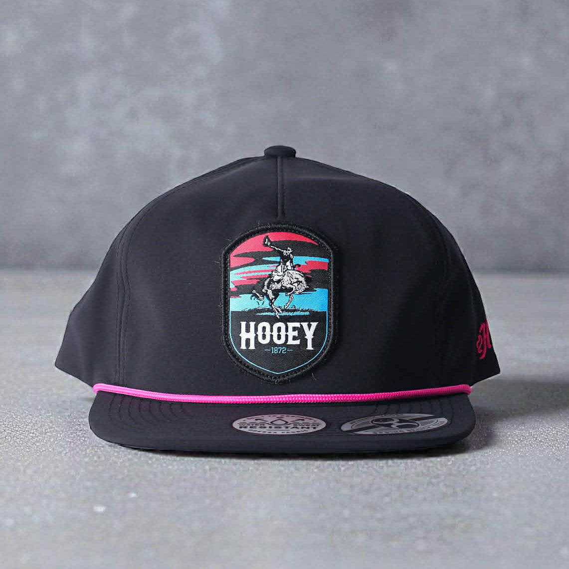 Gorra Hooey Cordón Negro/Rosa Unitalla