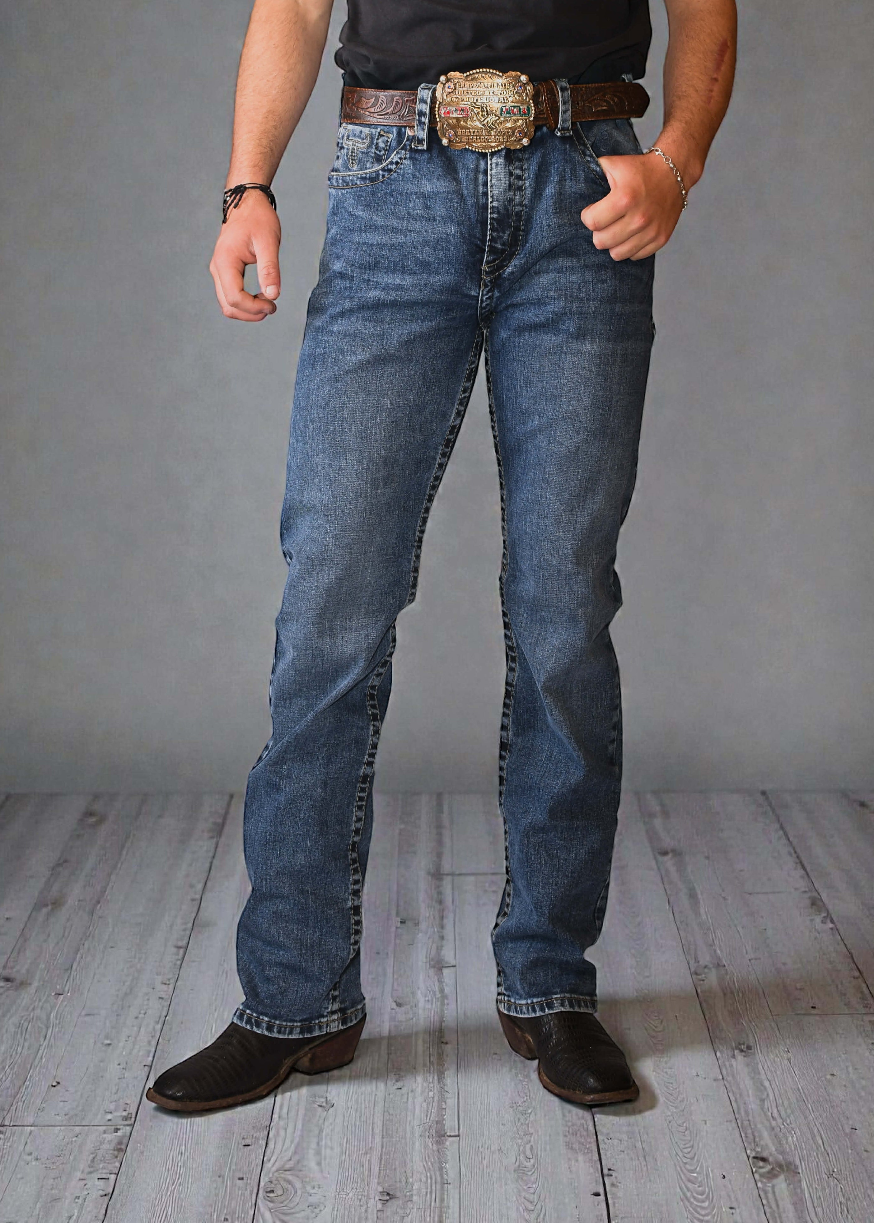 Pantalón TNT WEST P8062 Azul Caballero Strech