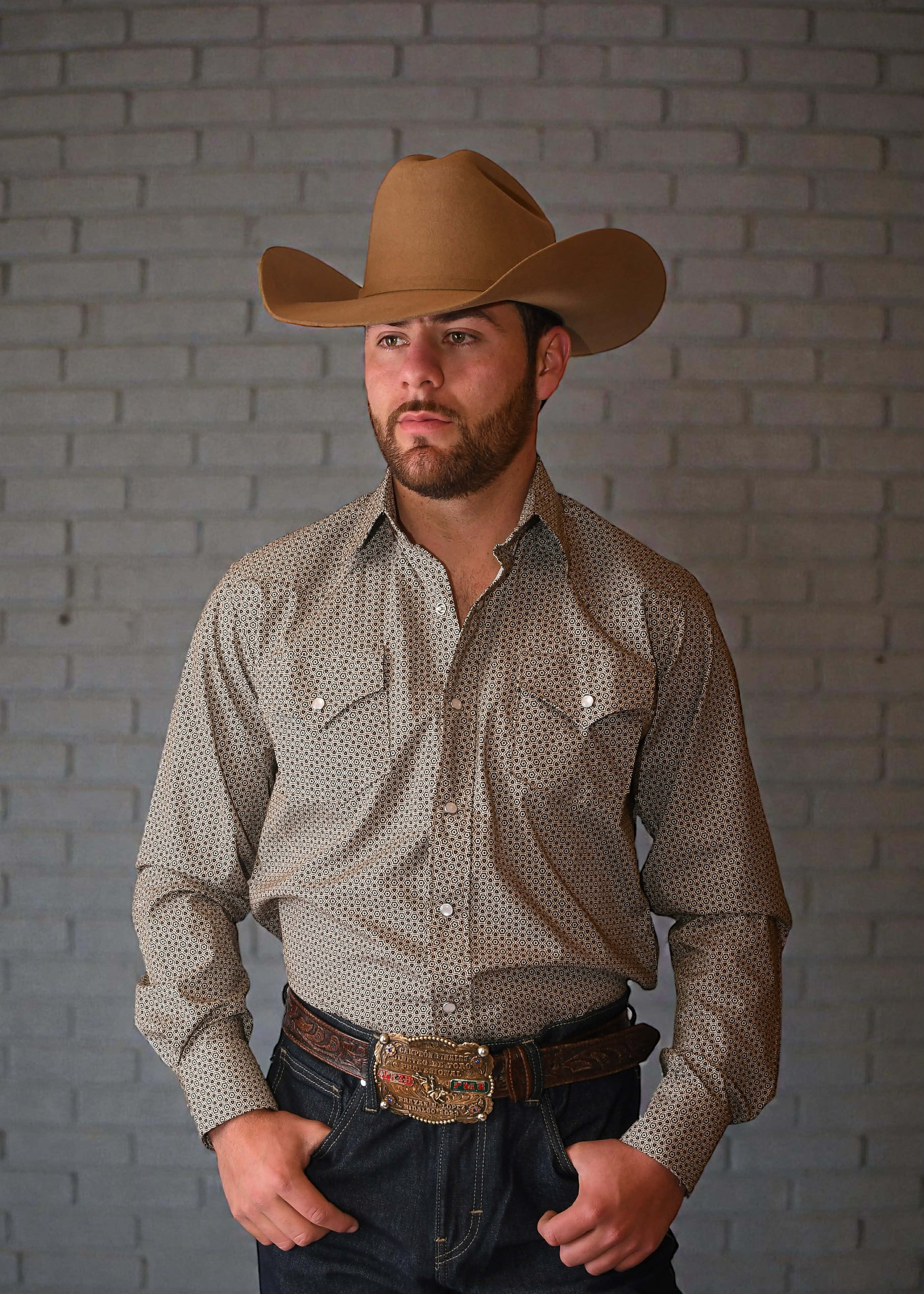 Camisa TNT WEST C90479 Puntos Caballero