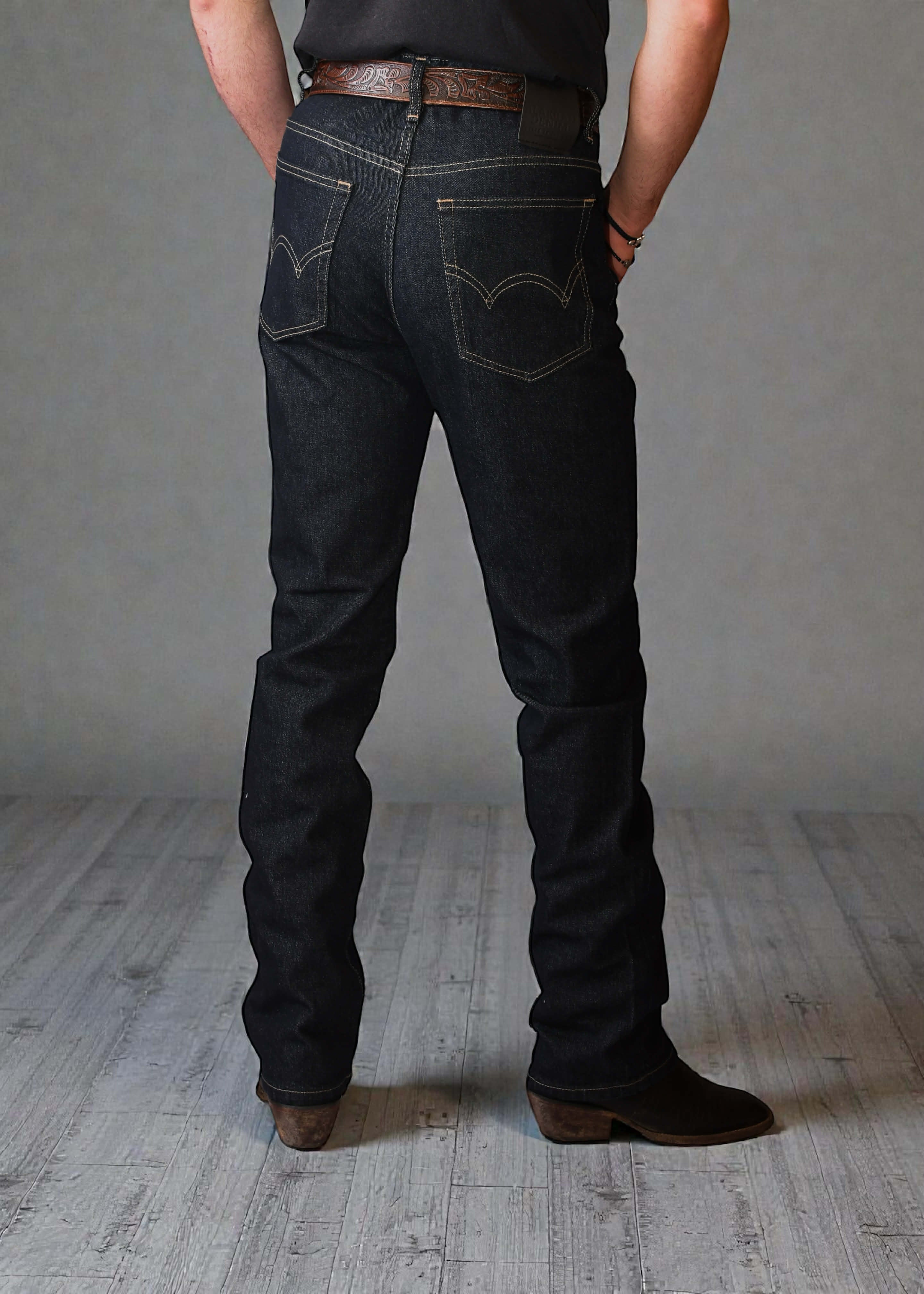 Pantalón Alakran Denim Liso Oscuro Caballero Strech