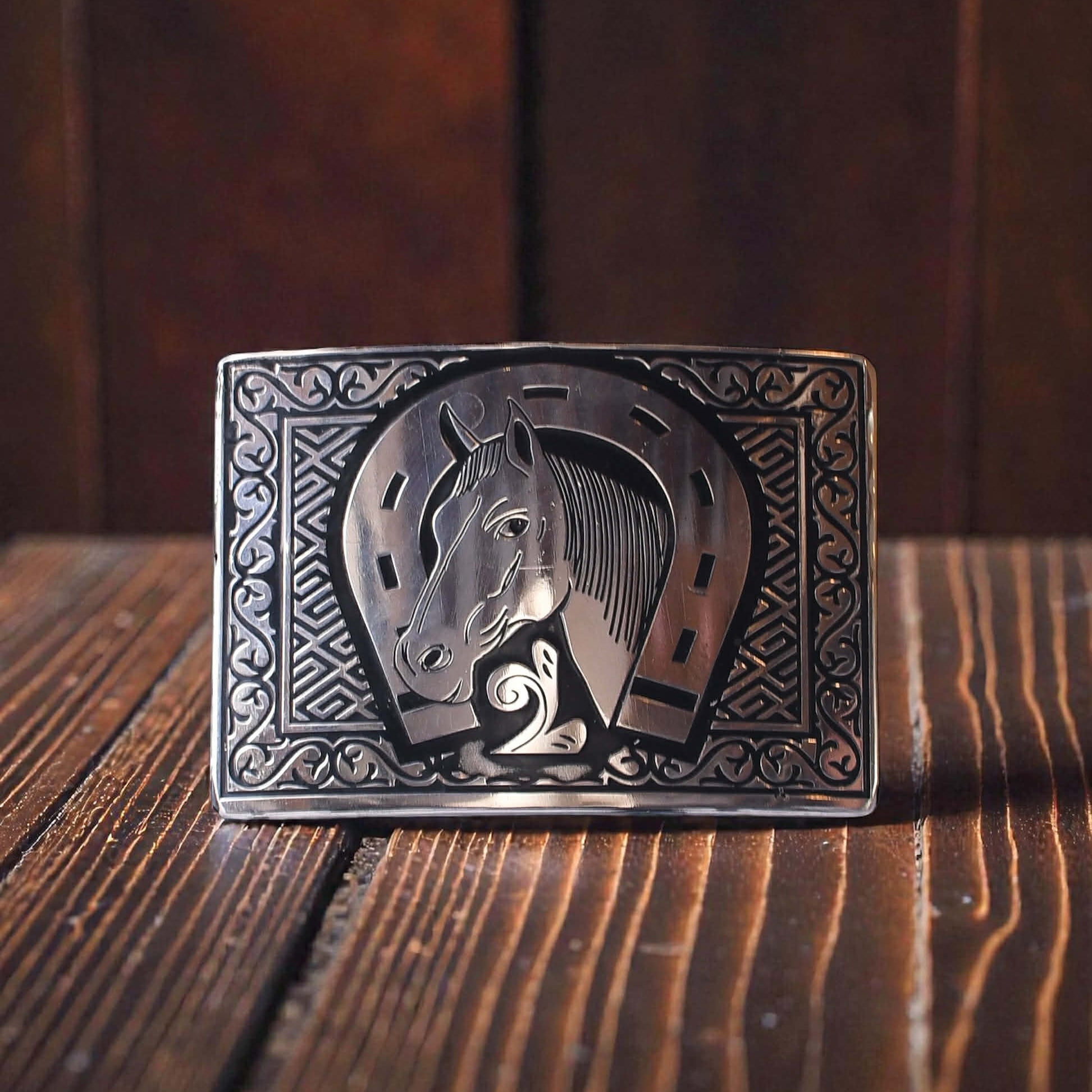 Hebilla ZP Grabada Herradura/Caballo