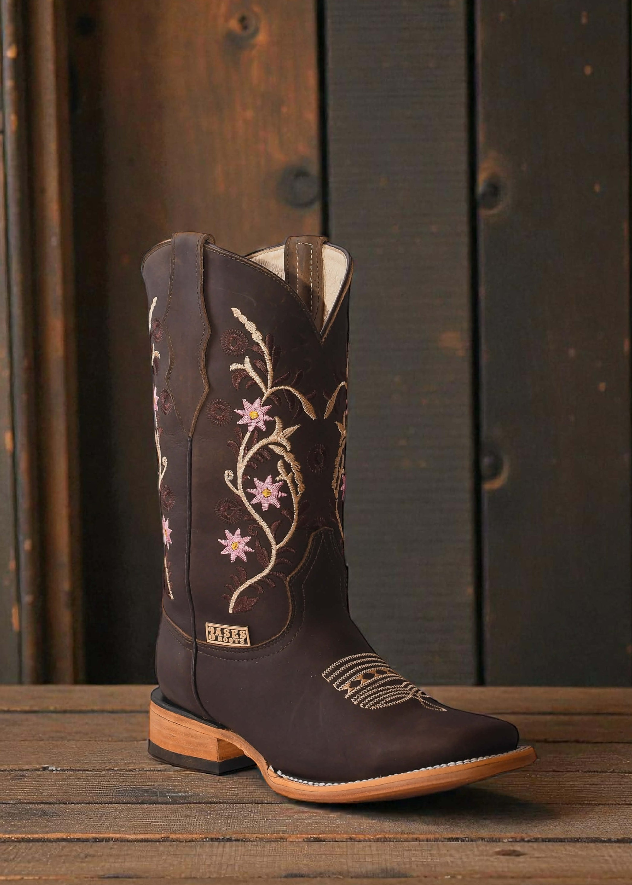 Bota 3Ases Nube Rosa Café Graso Dama