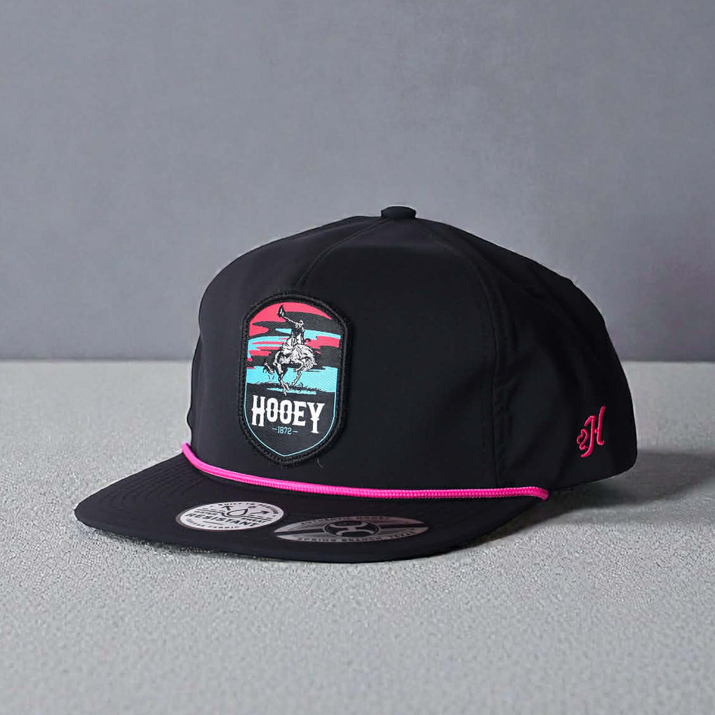 Gorra Hooey Cordón Negro/Rosa Unitalla