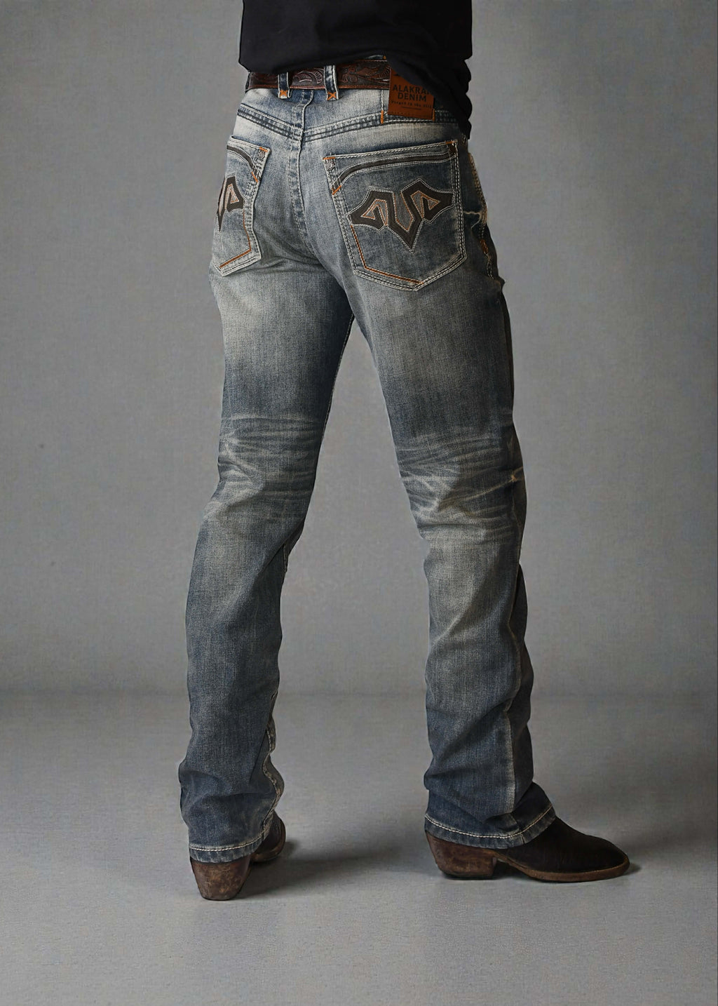 Pantalón Alakran Denim A300 Deslavado Claro Caballero Strech