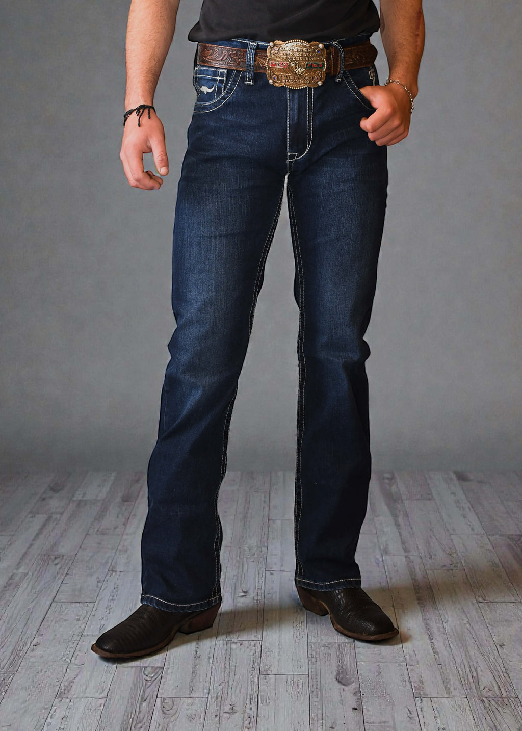 Pantalón Cactus Brand Quiote Azul Caballero Strech