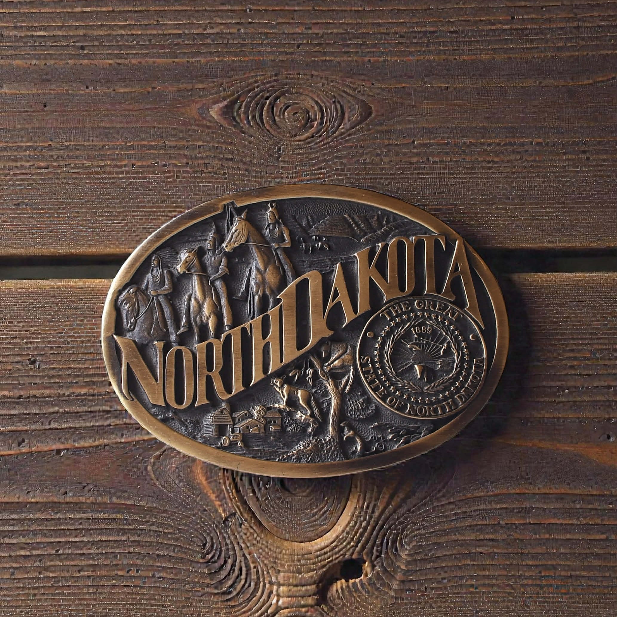 Hebilla Montana Silver Dakota Bronce