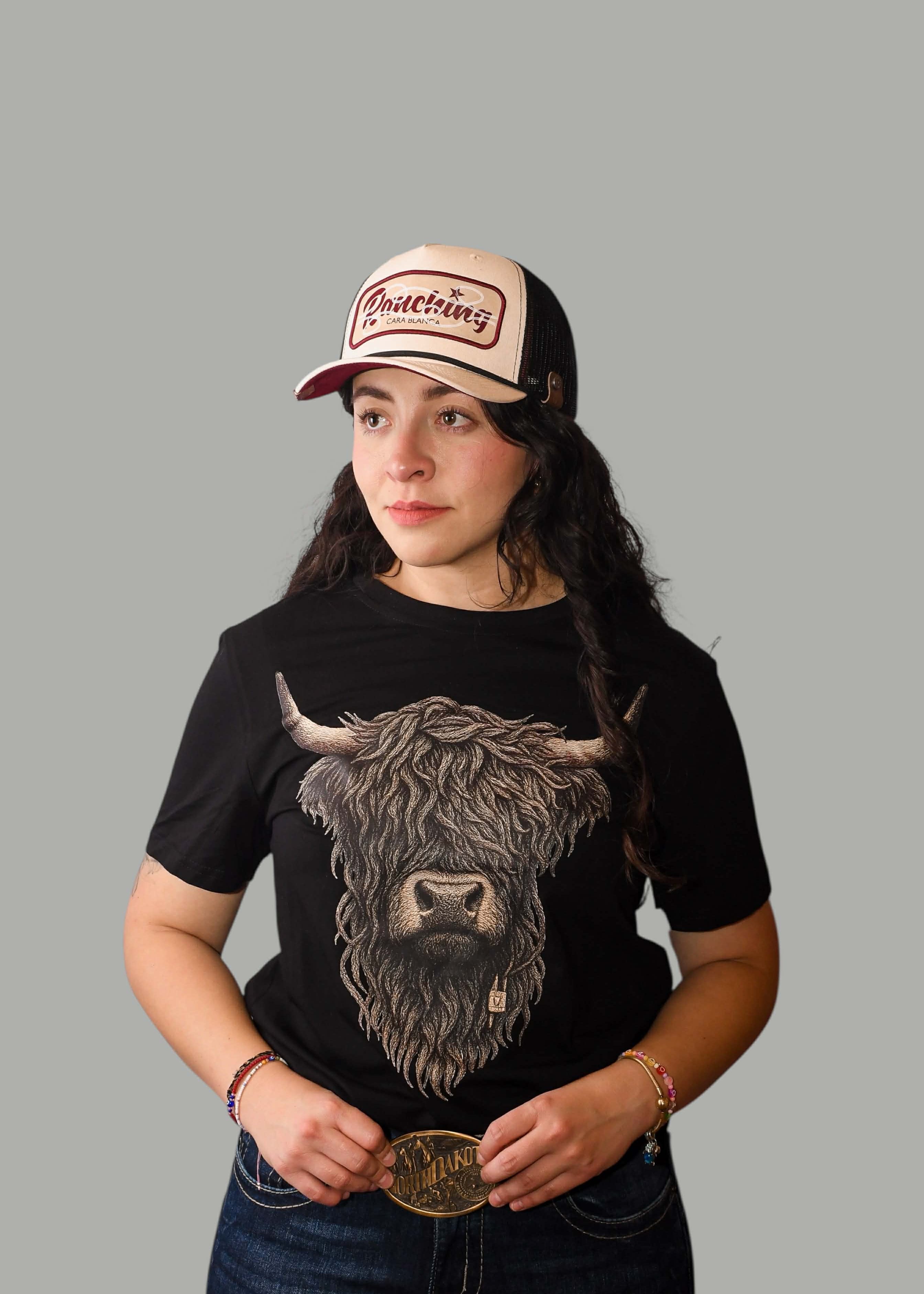 Playera Cactus Brand Buffalo Negro Unisex