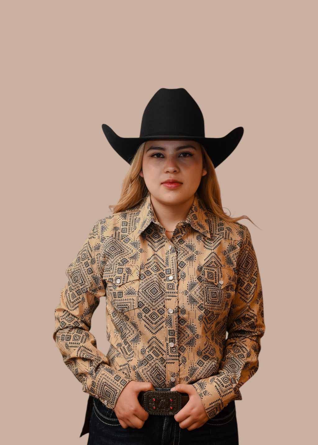 Camisa TNT WEST Greca DC047 Café Dama