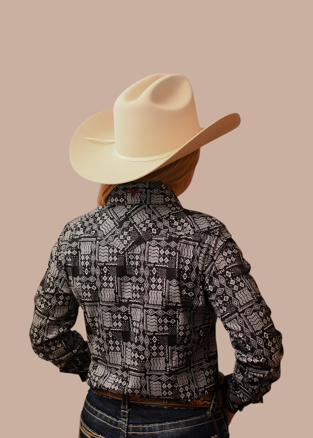 Camisa TNT WEST Greca DC015 Negro Dama