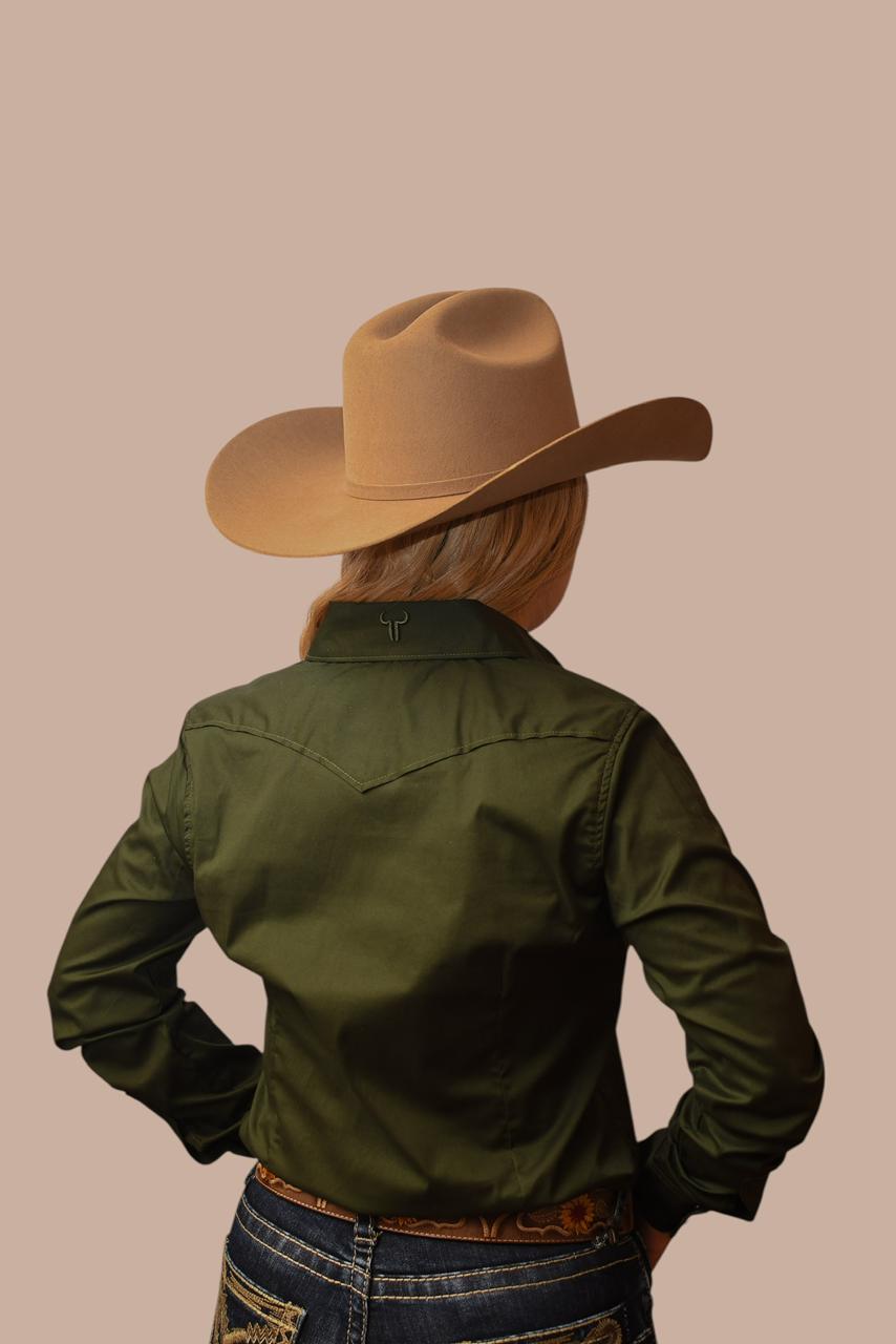 Camisa TNT WEST Verde DC003 Dama