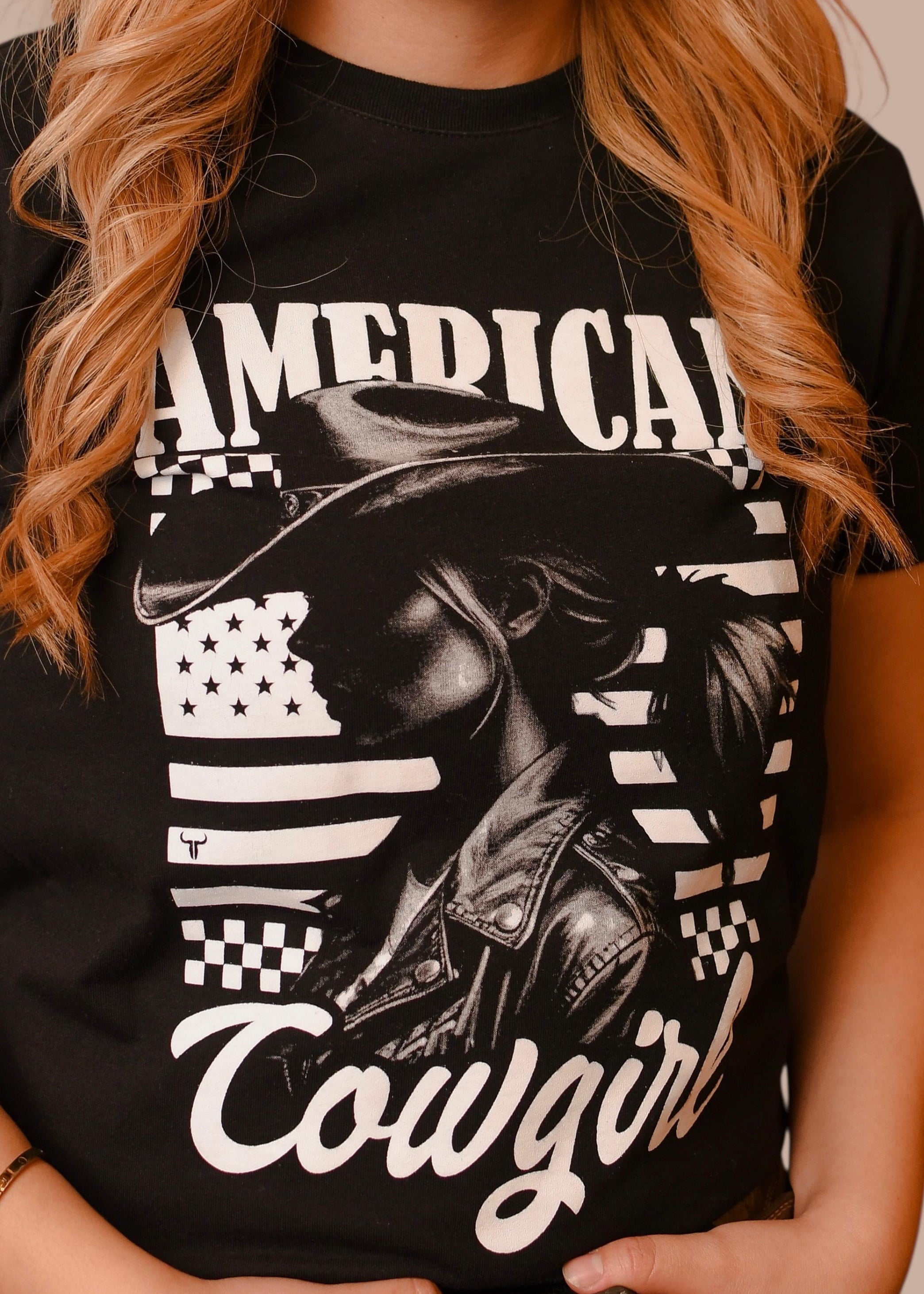 Playera TNT WEST American DPL008 Negro Dama