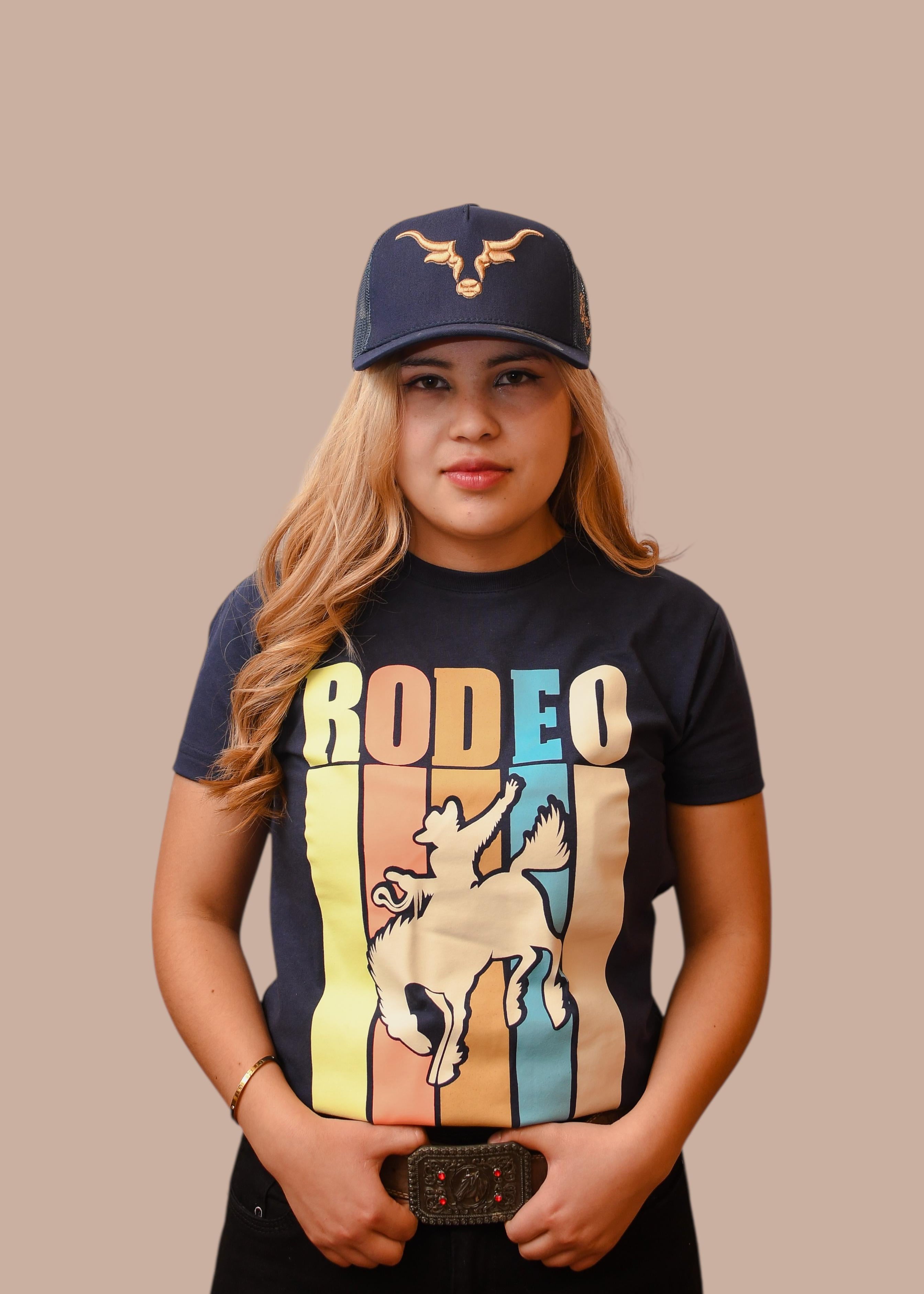 Playera TNT WEST Rodeo DPL009 Marino Dama