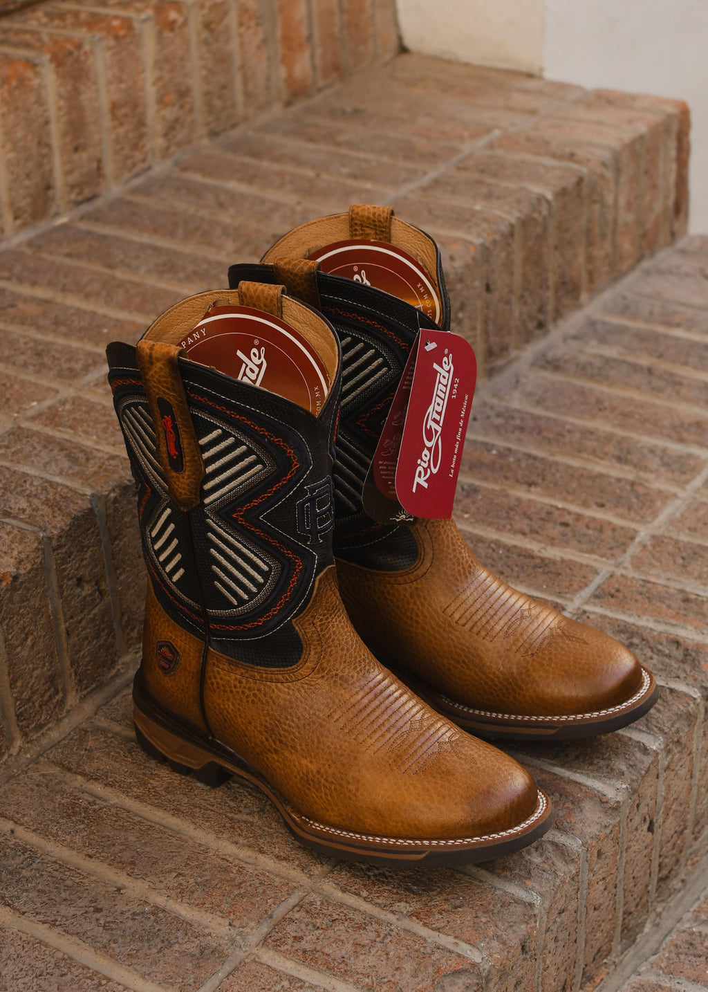 Bota Rio Grande Columbia Oval 3DX Miel Caballero