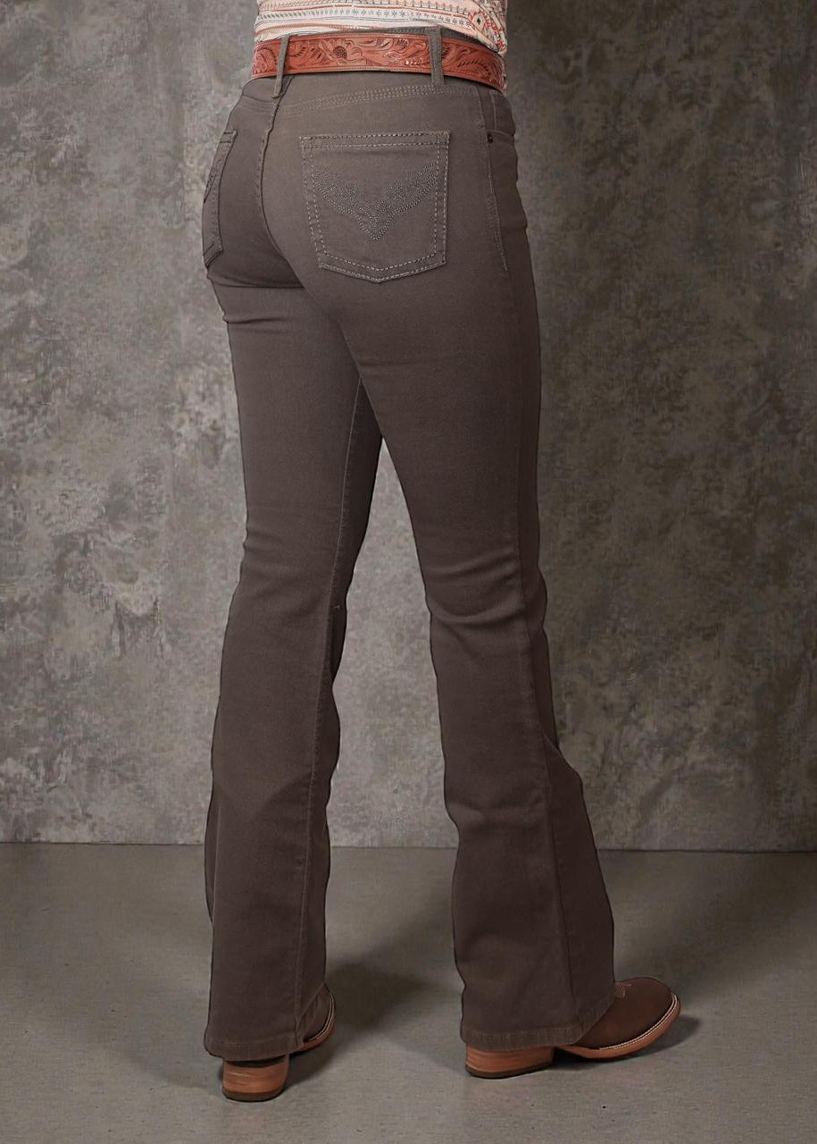 Pantalón Cactus Brand Bota Gris Dama