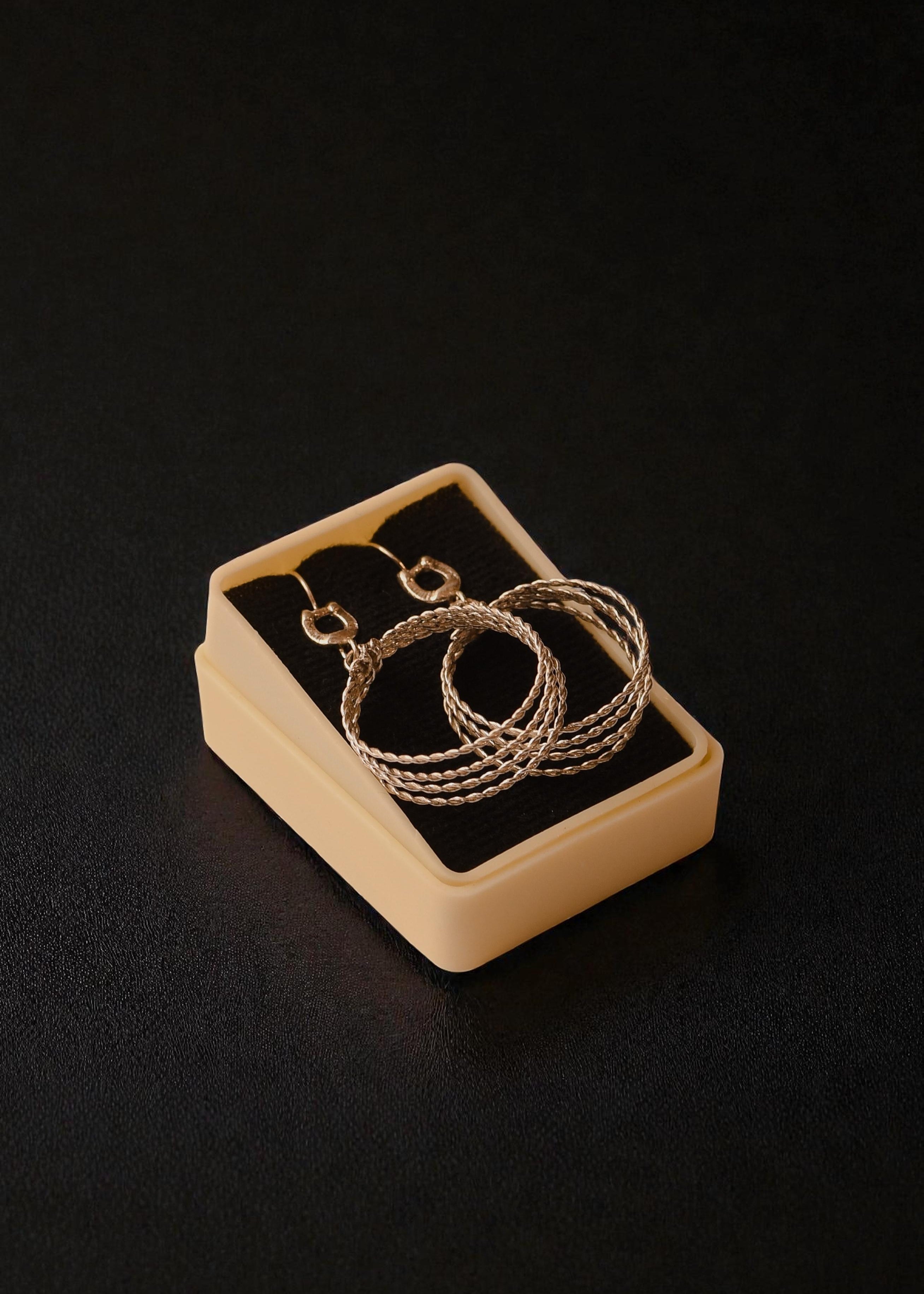 Aretes de plata Sogas