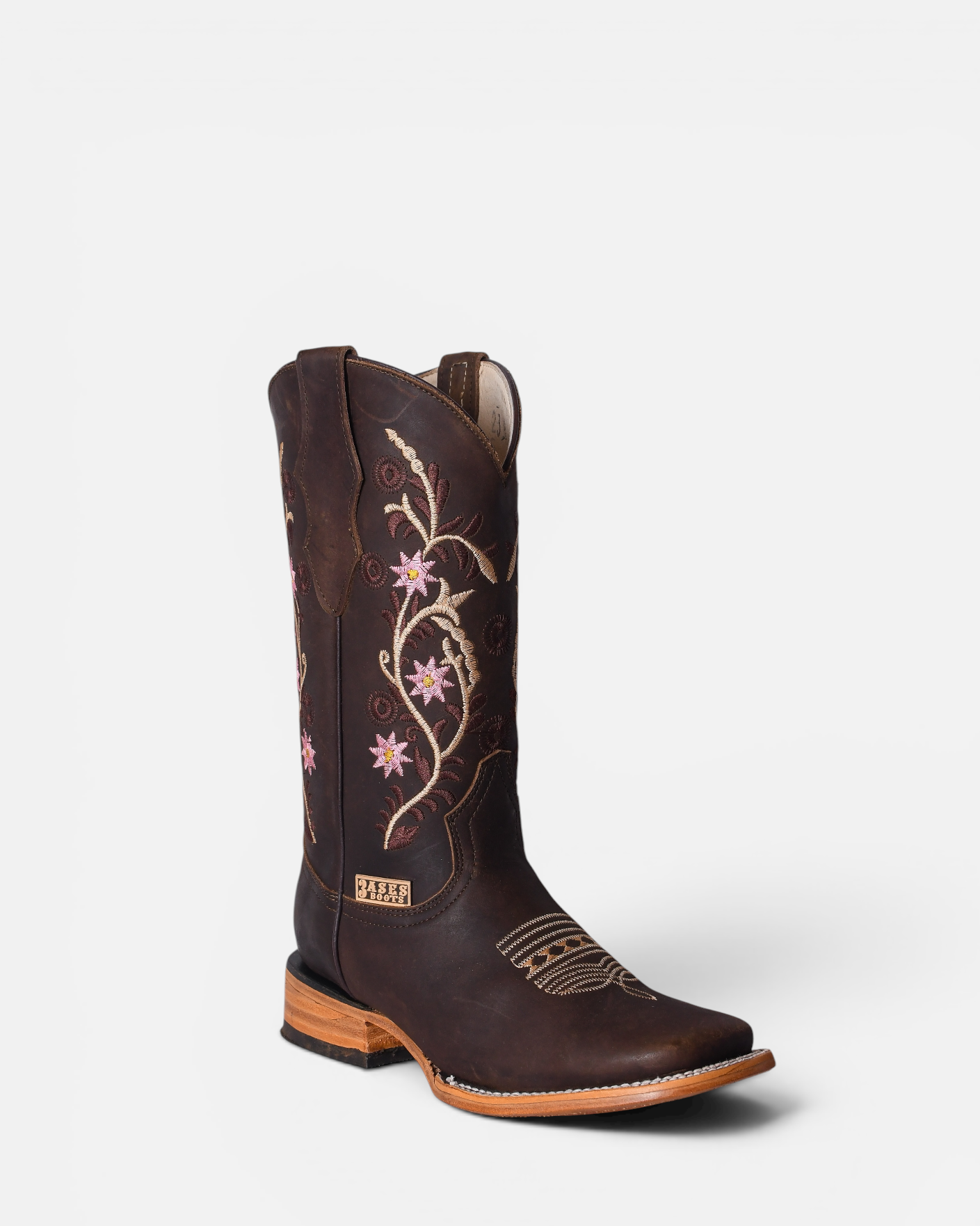 Bota 3Ases Dama Nube Rosa Graso Cafe