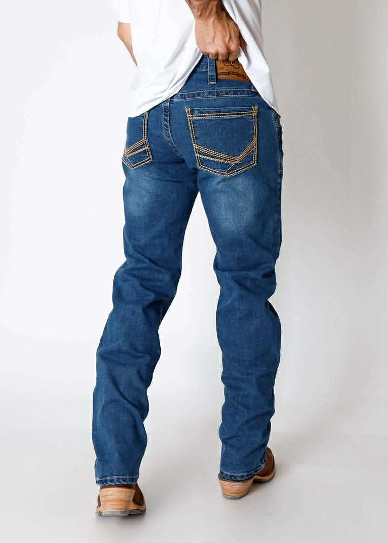 Pantalón Rancho Cero Uno C-21 Azul Claro Caballero