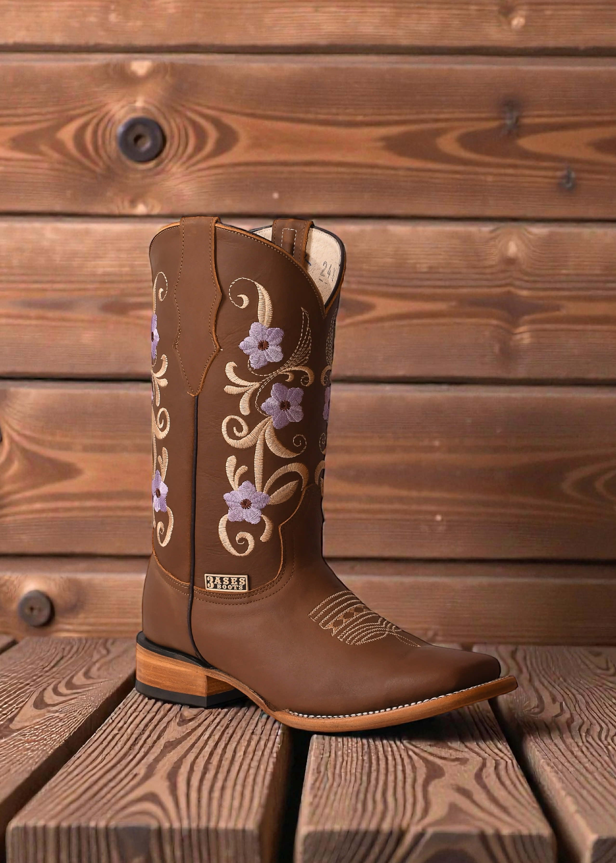 Bota 3Ases Bulldog Jacaranda Miel Dama