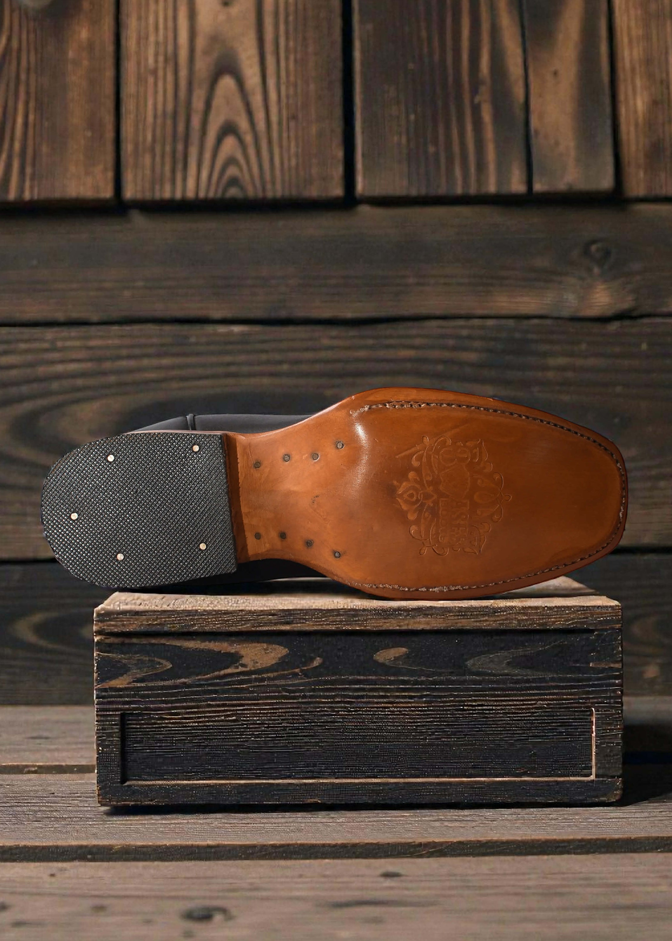 Bota 3Ases Rodeo Rosas Negro Dama