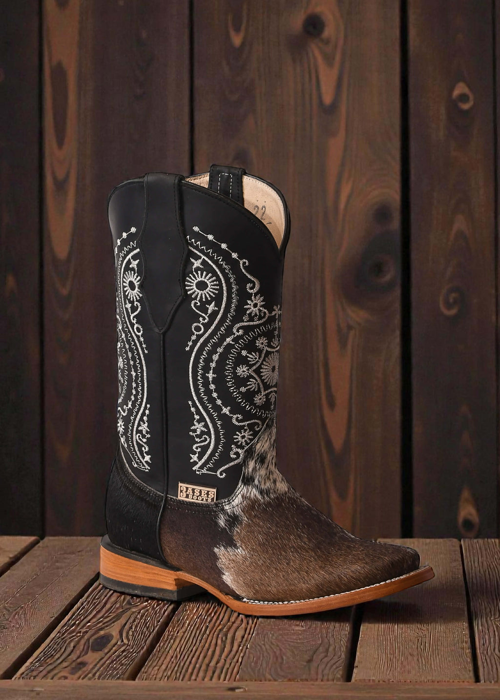 Bota 3Ases Bulldog Pelo de vaca Dama