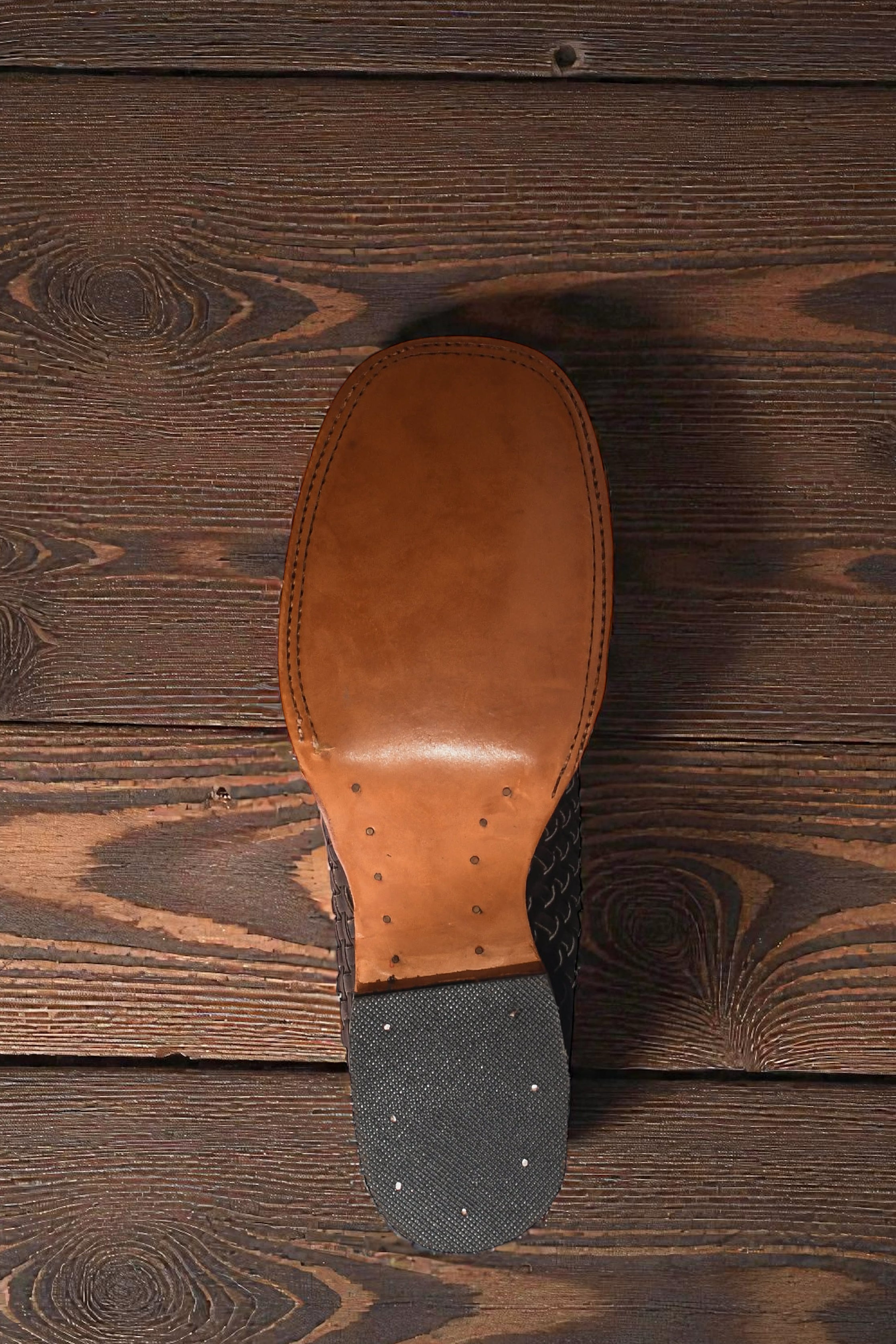 Botín 3Ases Bulldog Petatillo Chocolate Caballero