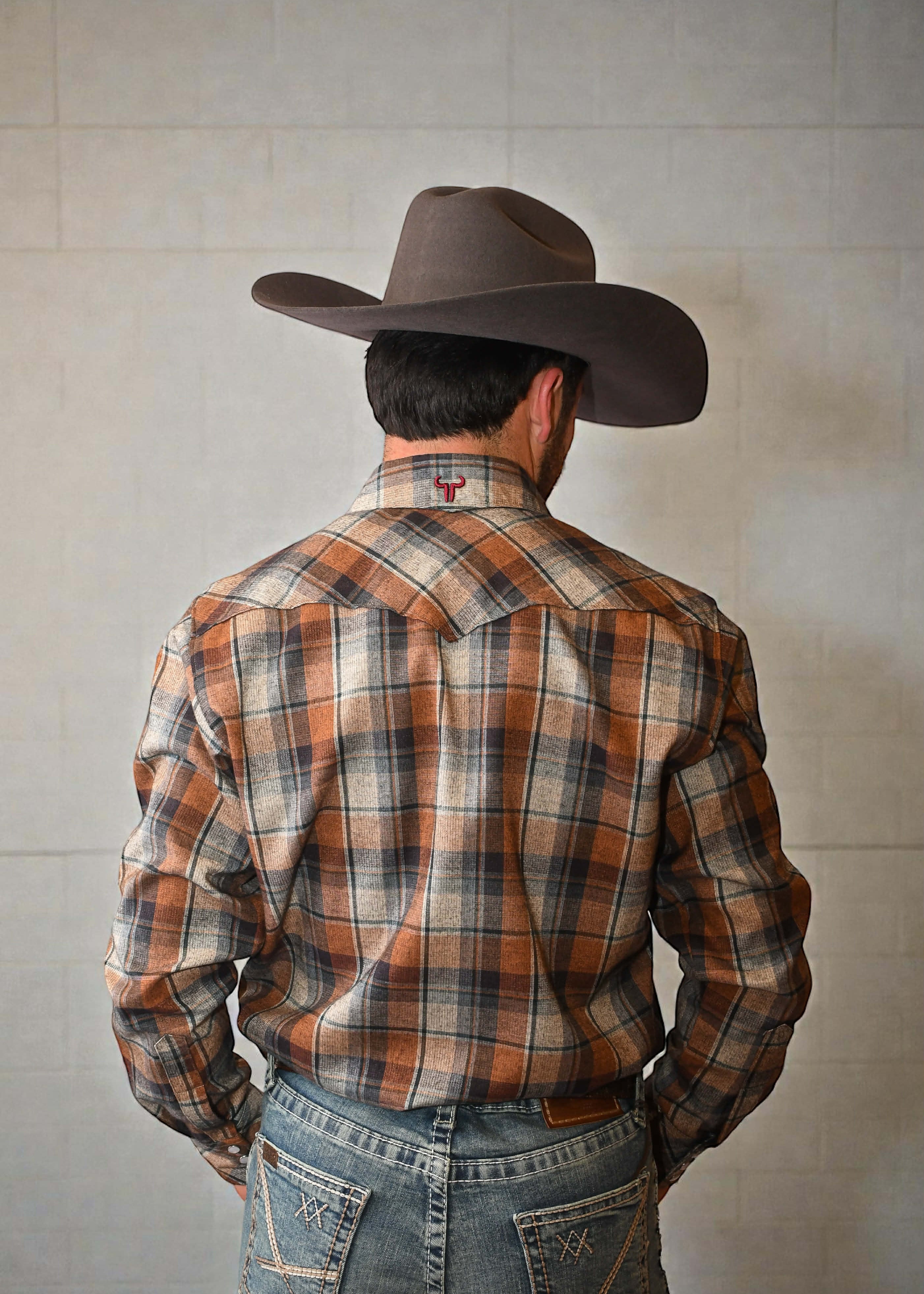 Camisa TNT WEST C90428 Cuadros Caballero