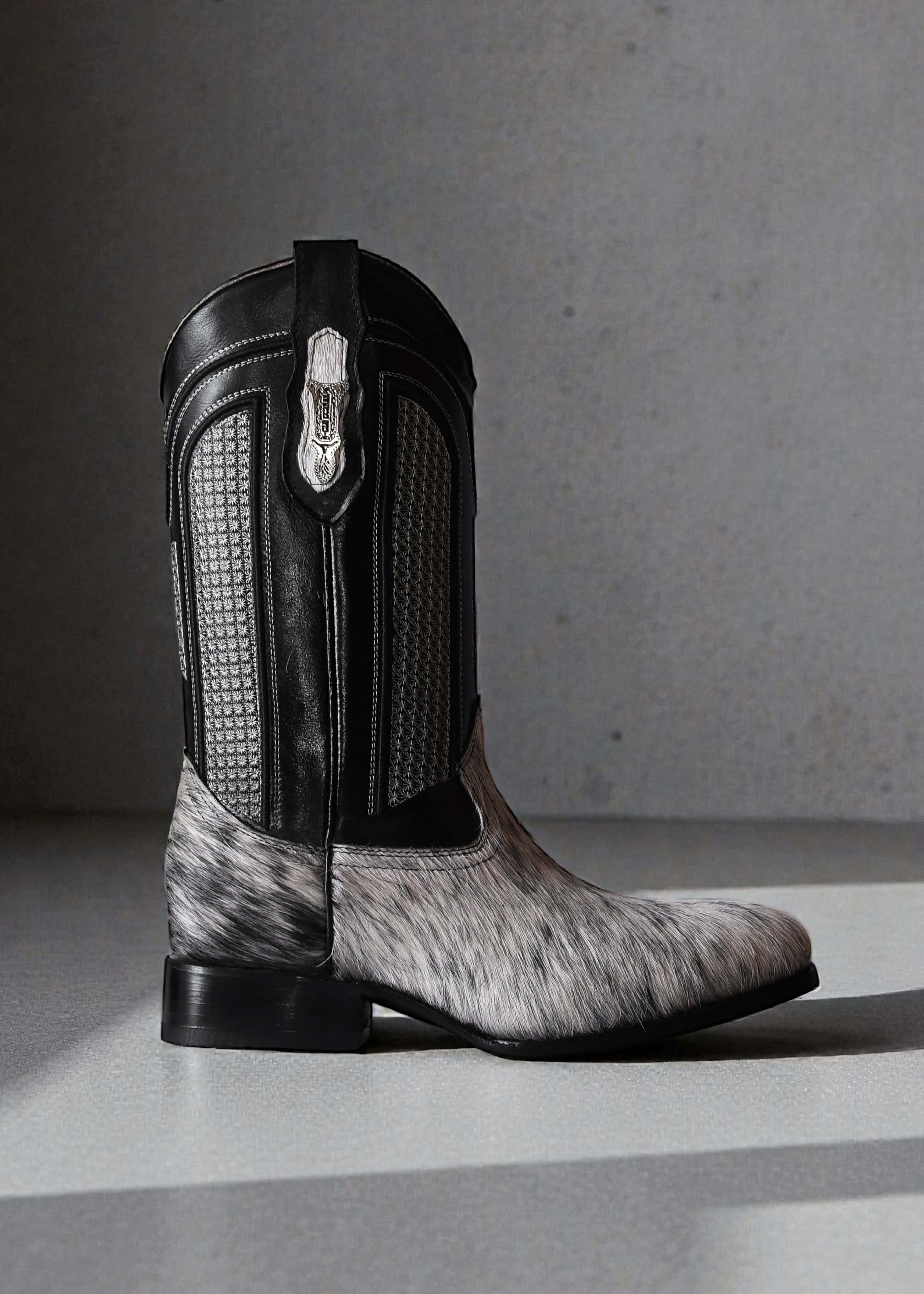 Bota OLD Oval Pelo de Vaca Caballero