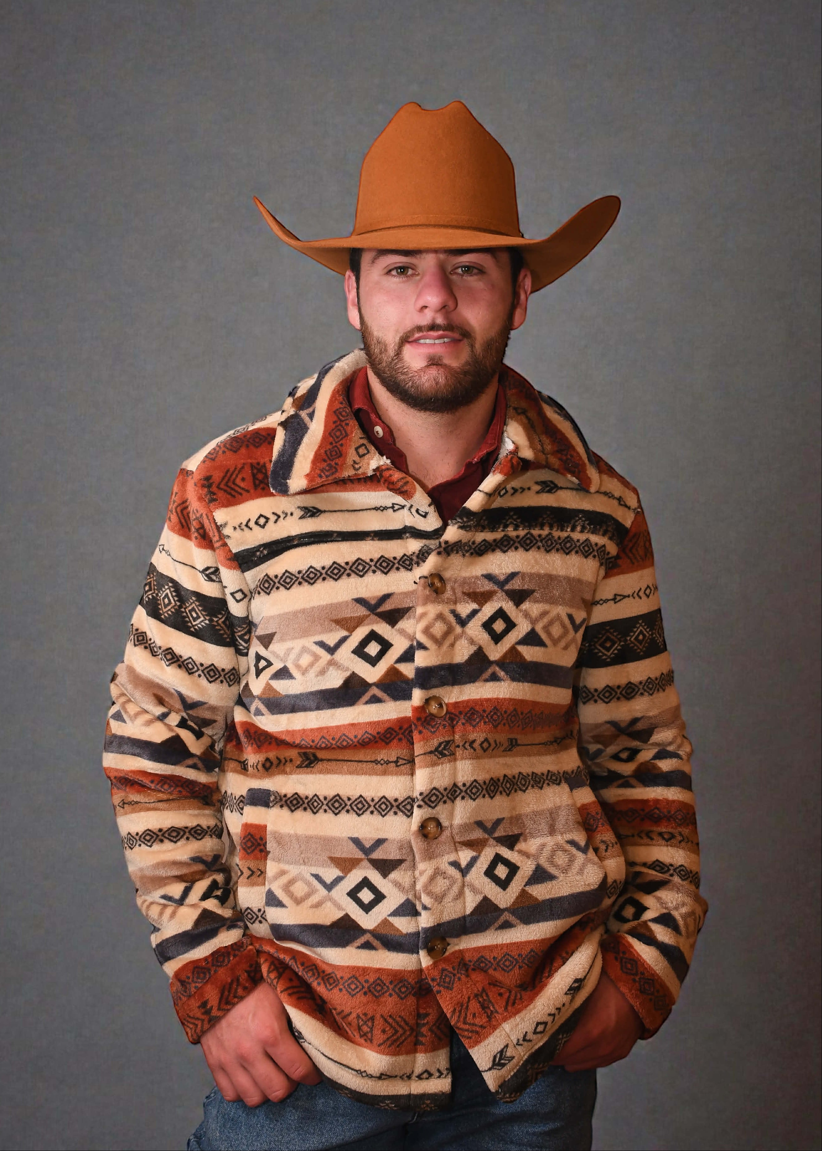 Chamarra TNT WEST Greca/Borrega Caballero