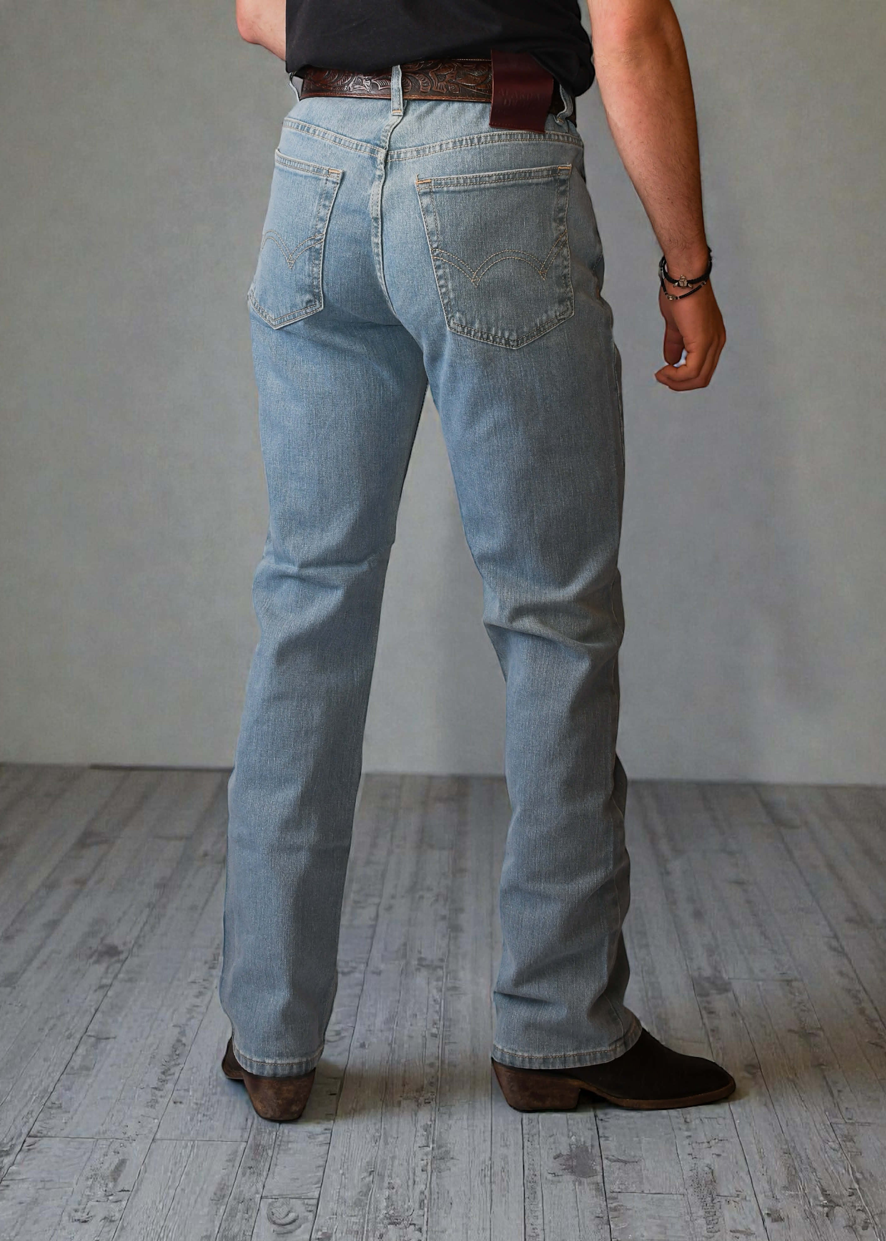 Pantalón Alakran Denim Liso Claro Caballero Strech